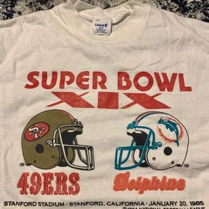 Vintage Logo 7 Super Bowl XIX Long Sleeve🔥